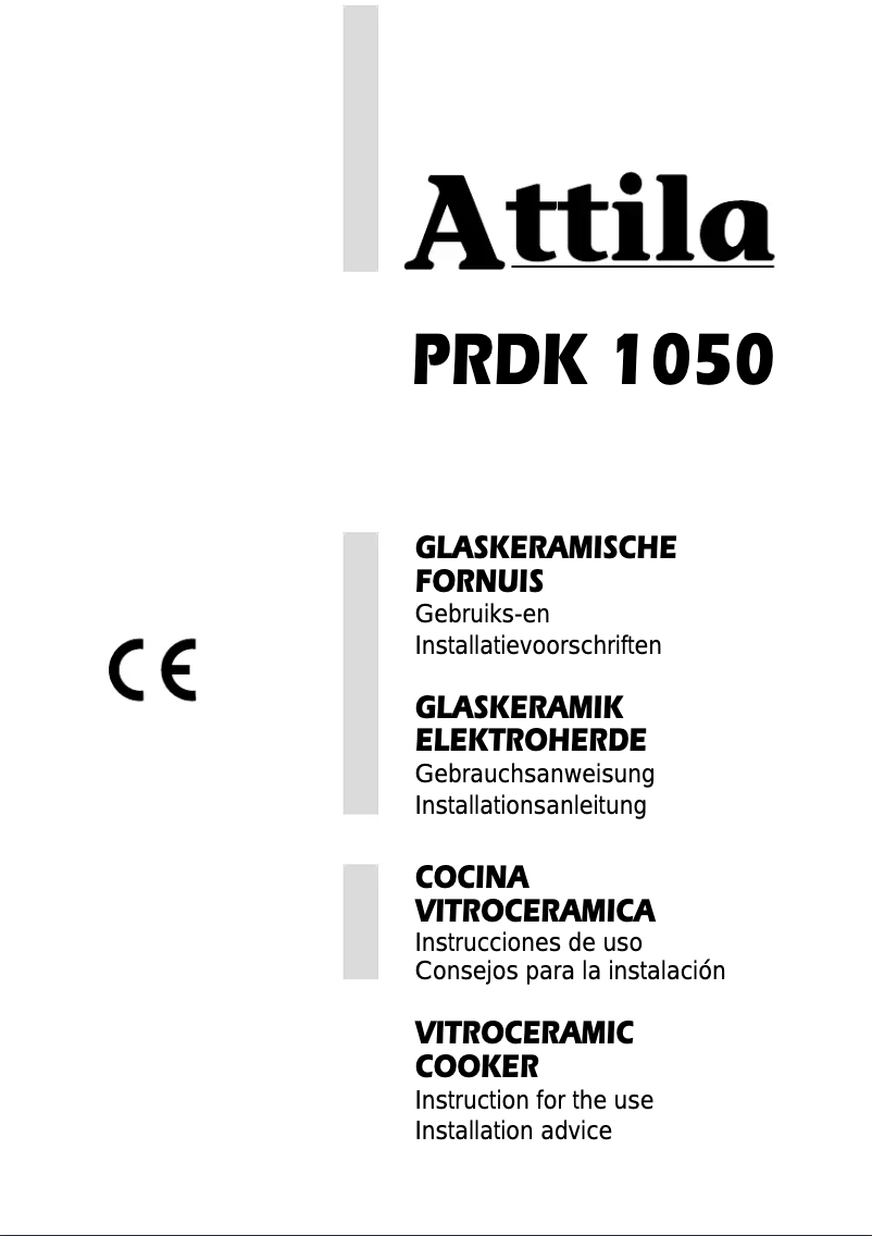 Page n°1 - Manuel utilisateur M-System PRDK-1050