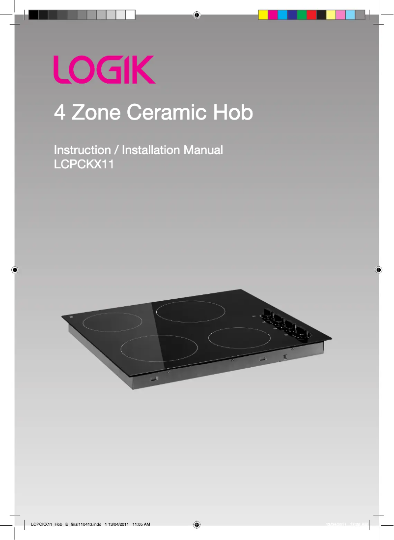 Imagen de la primera página del manual del dispositivo LCPCKX11