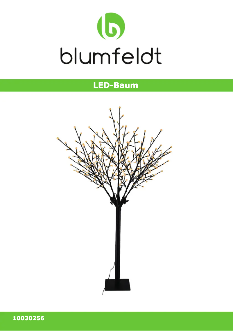 Page 1 de la notice Manuel utilisateur Blumfeldt Shineberry