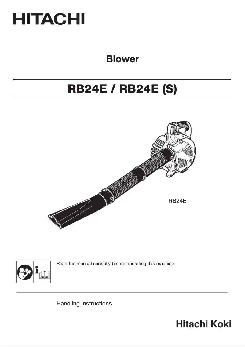 Image de la première page du manuel de l'appareil RB24E
