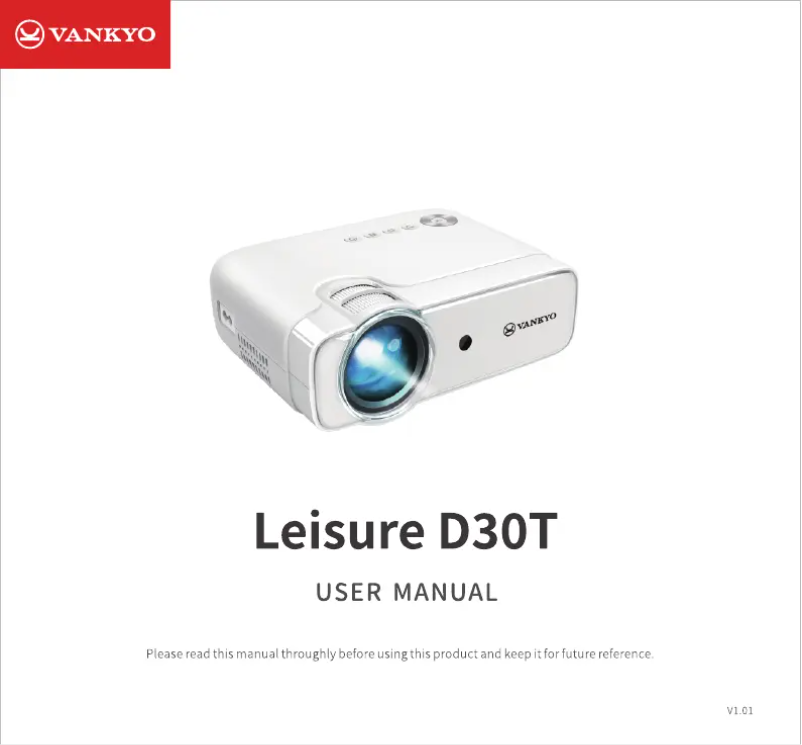 Page n°1 - Manuel utilisateur Vankyo Leisure D30T