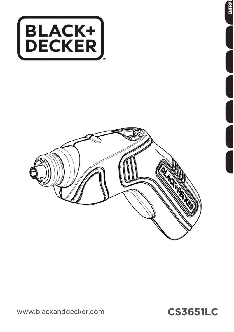 Page 1 de la notice Manuel utilisateur Black & Decker CS3651LC