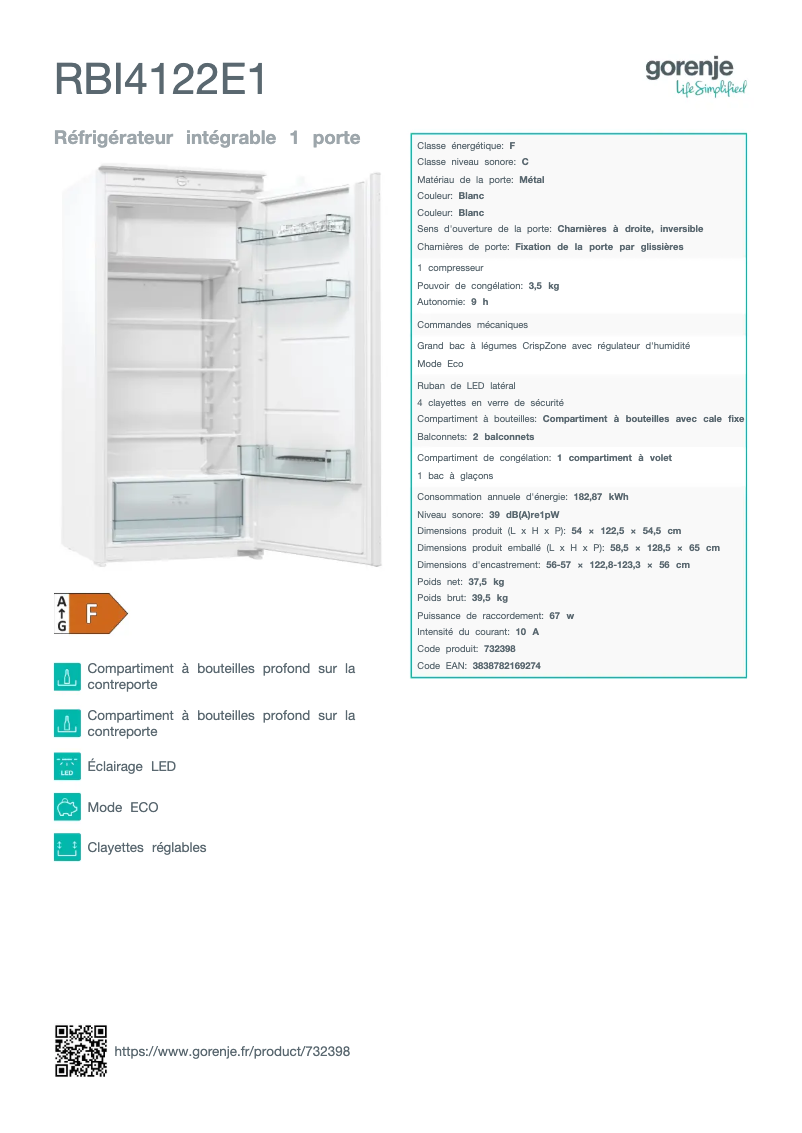 Image de la première page du manuel de l'appareil RBI4122E1