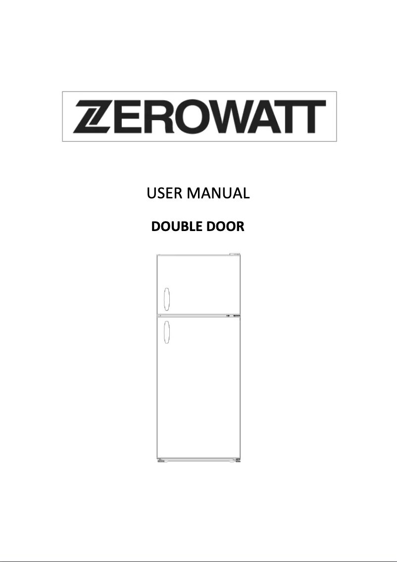 Page 1 de la notice Manuel utilisateur Zerowatt ZMDS 5122W