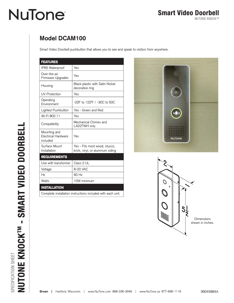 Image de la première page du manuel de l'appareil DCAM100
