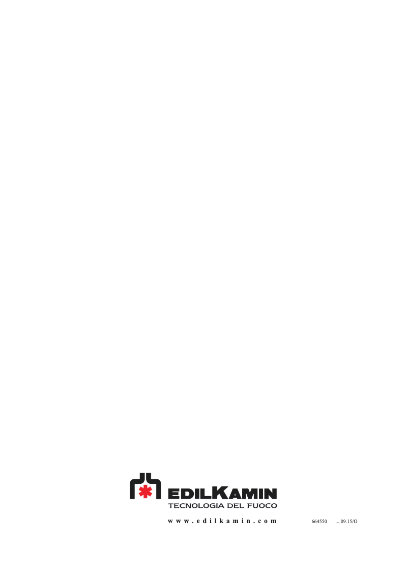 Page 1 de la notice Manuel utilisateur Edilkamin ATLANTA