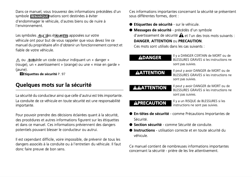 Página 1 del manual Manual de usuario Honda CR-V (2023)