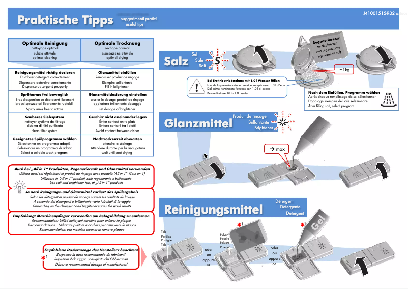 Page 1 de la notice Manuel utilisateur V-Zug GS60NGiW