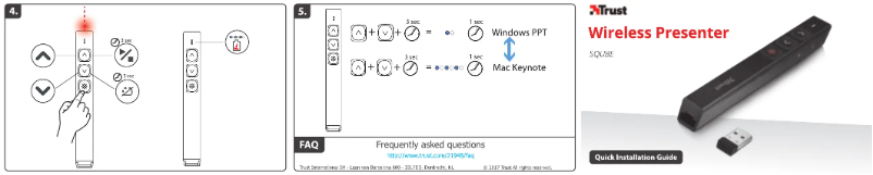 Page 1 de la notice Manuel utilisateur Trust Sqube