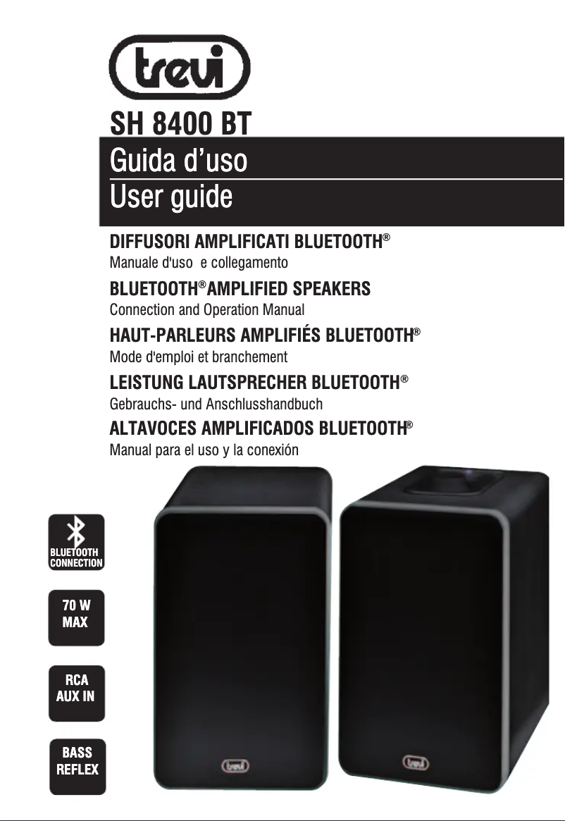 Image de la première page du manuel de l'appareil SH 8400 BT