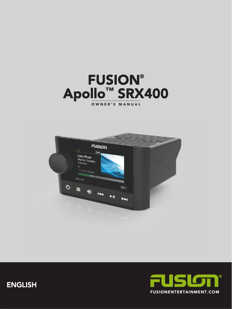 Imagen de la primera página del manual del dispositivo MS-SRX400