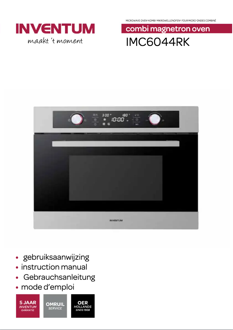 Image de la première page du manuel de l'appareil IMC6044RK