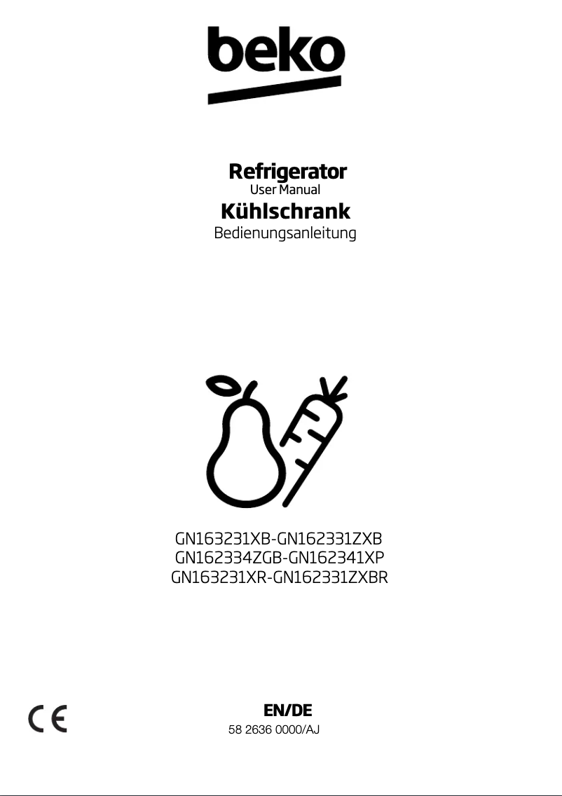 Image de la première page du manuel de l'appareil GN162331ZXBR