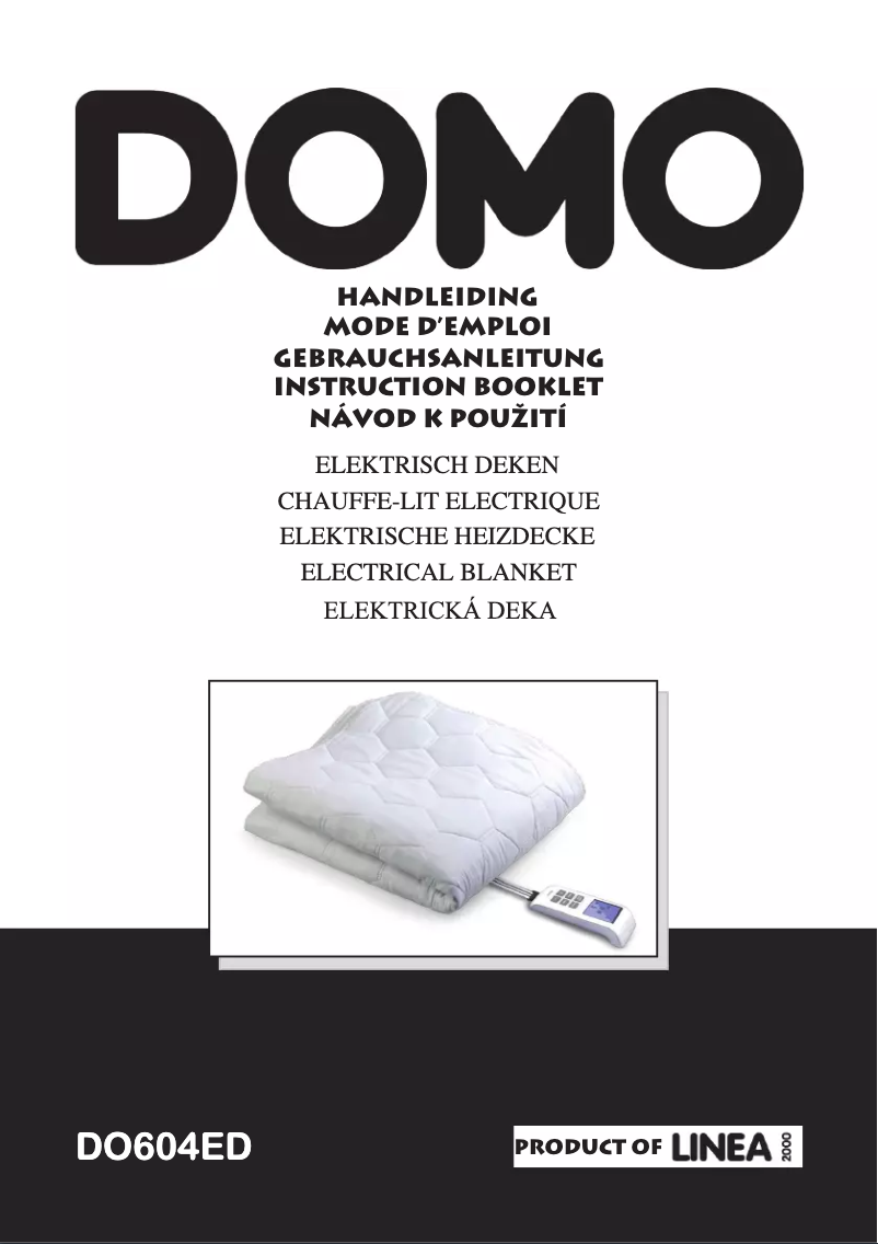 Image de la première page du manuel de l'appareil DO 604 ED