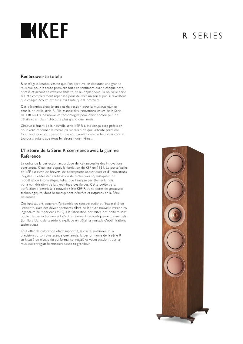 Image de la première page du manuel de l'appareil R7