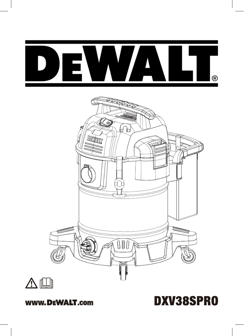 Página 1 del manual Manual de usuario DeWalt DXV38SPRO