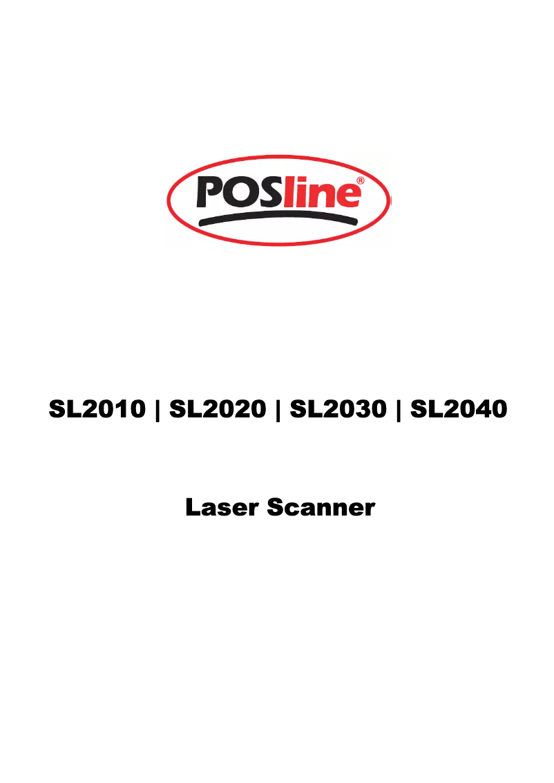 Page n°1 - Manuel utilisateur POSline SL2030