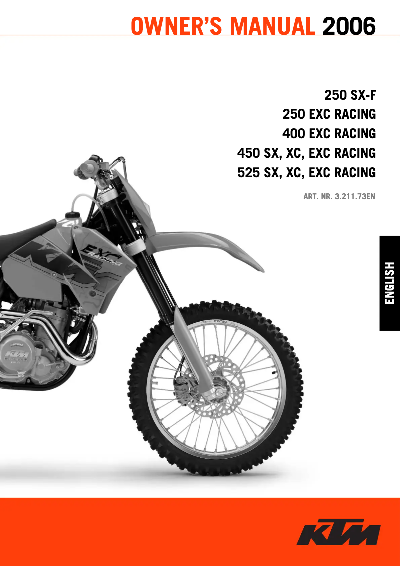 Image de la première page du manuel de l'appareil 525 XC (2006)