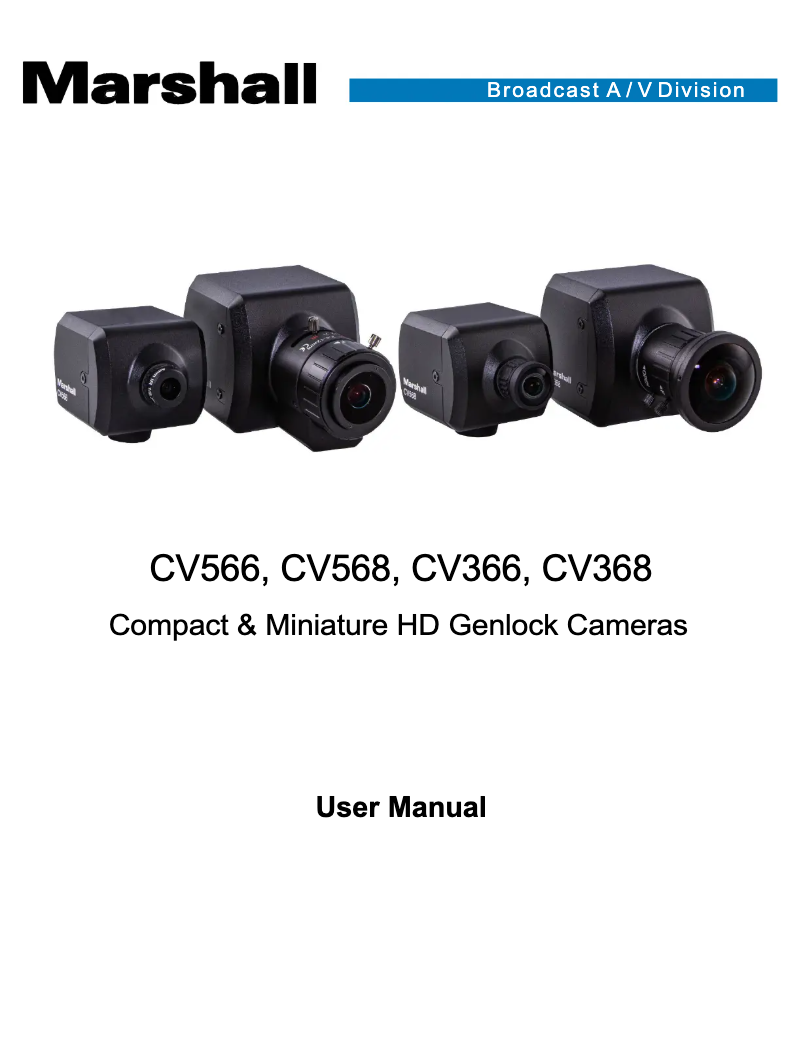 Image de la première page du manuel de l'appareil CV368