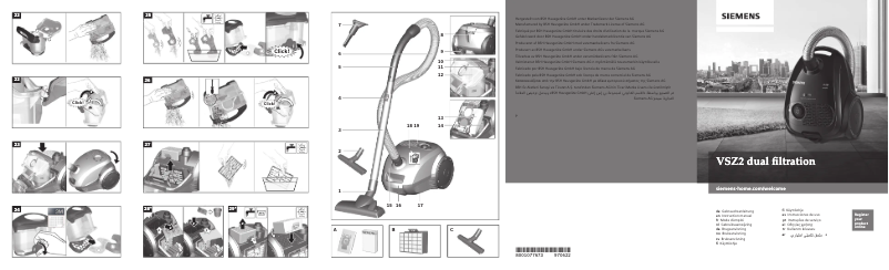 Page n°1 - Manuel utilisateur Siemens VSZ1RK2128