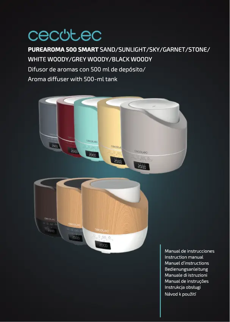 Page n°1 - Manuel utilisateur Cecotec PureAroma 500 Smart