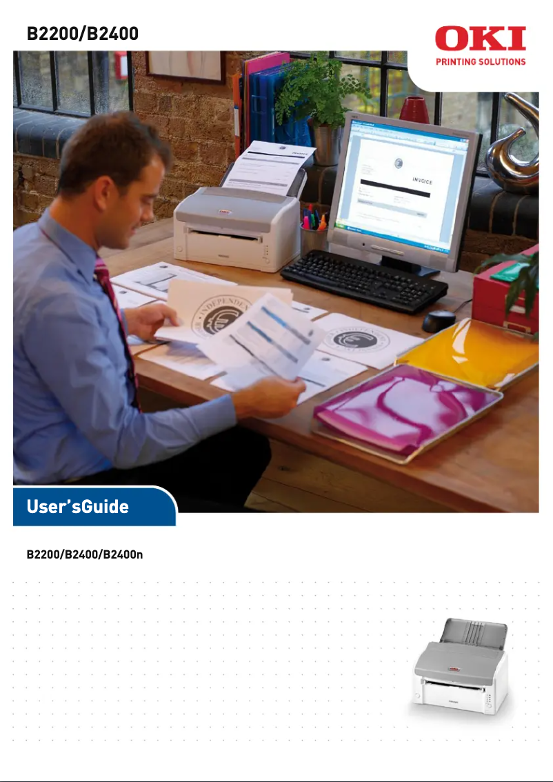 Page 1 de la notice Manuel utilisateur OKI B2400n