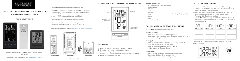 Image de la première page du manuel de l'appareil M82738V2