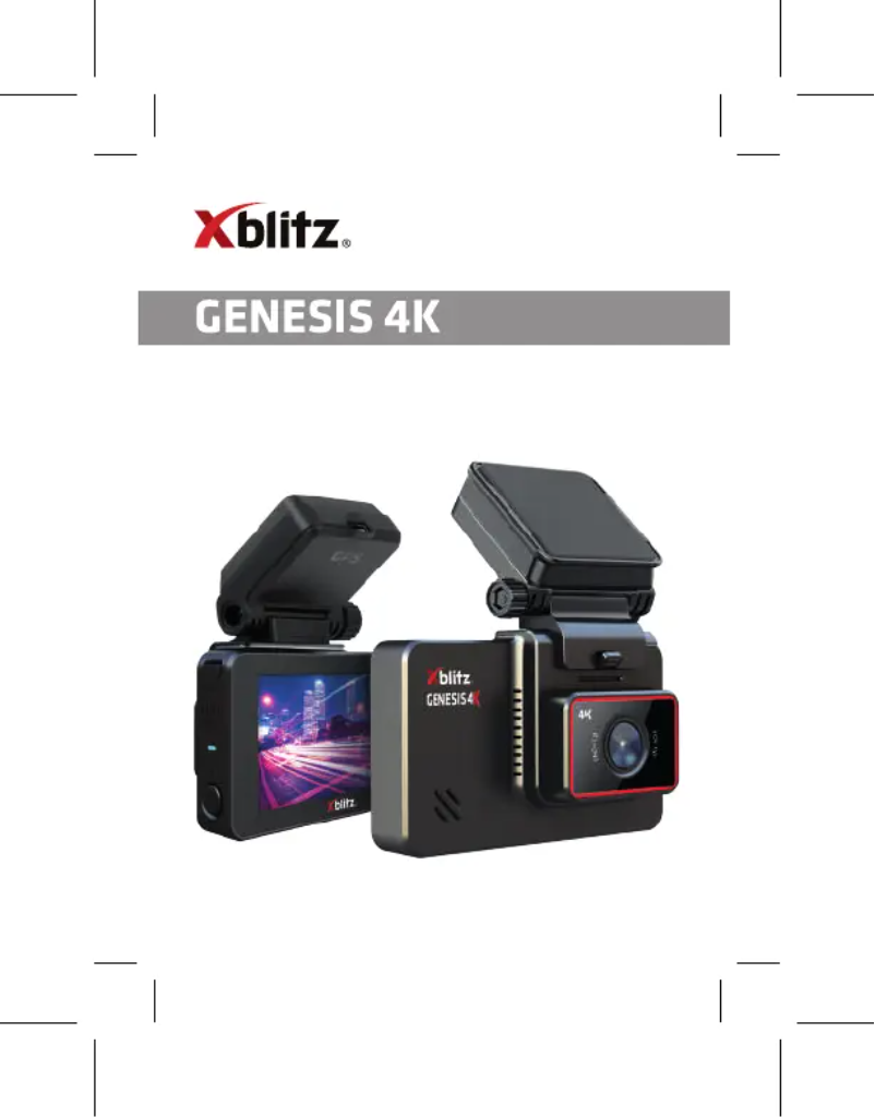 Page n°1 - Manuel utilisateur Xblitz Genesis 4k