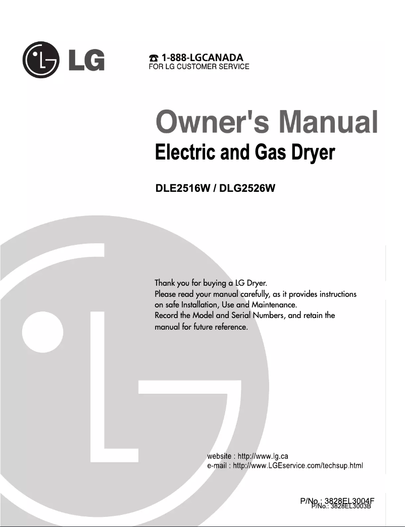 Page 1 de la notice Manuel utilisateur LG TD-V10240E