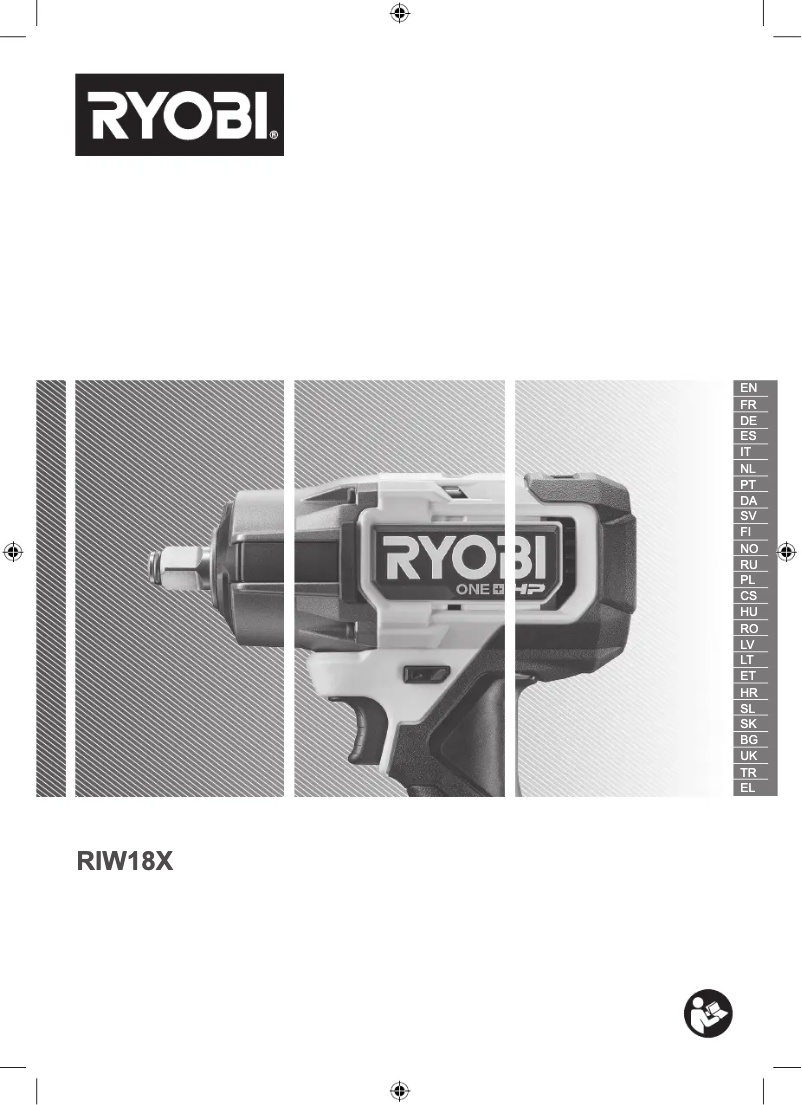 Page 1 de la notice Manuel utilisateur RYOBI One+ RIW18X