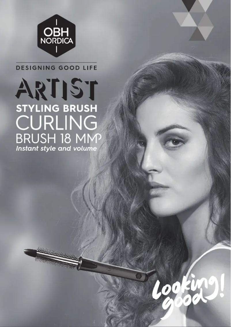Page n°1 - Manuel utilisateur OBH Nordica Artist Curling Brush 5831