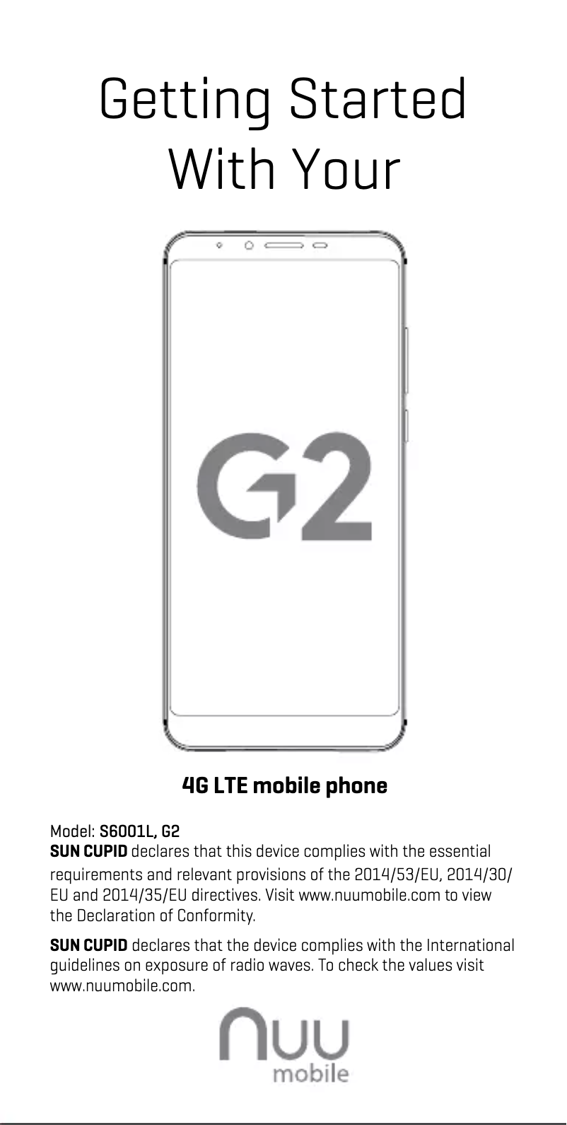 Image de la première page du manuel de l'appareil G2