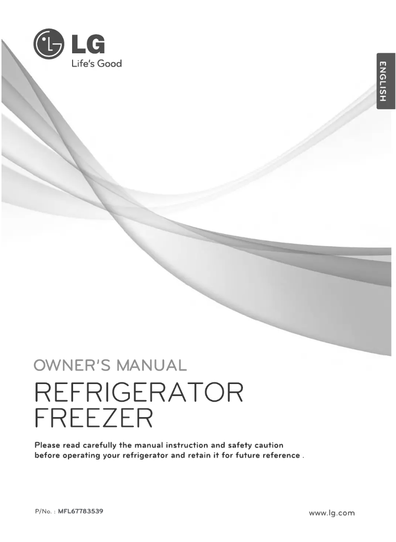 Page 1 de la notice Manuel utilisateur LG GR-B519ESQZ