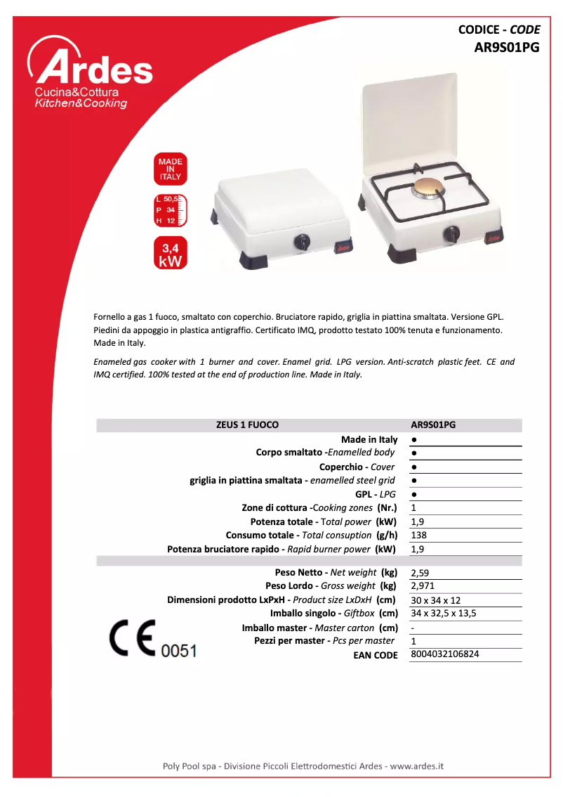 Página 1 del manual Manual de usuario Ardes AR9S01P