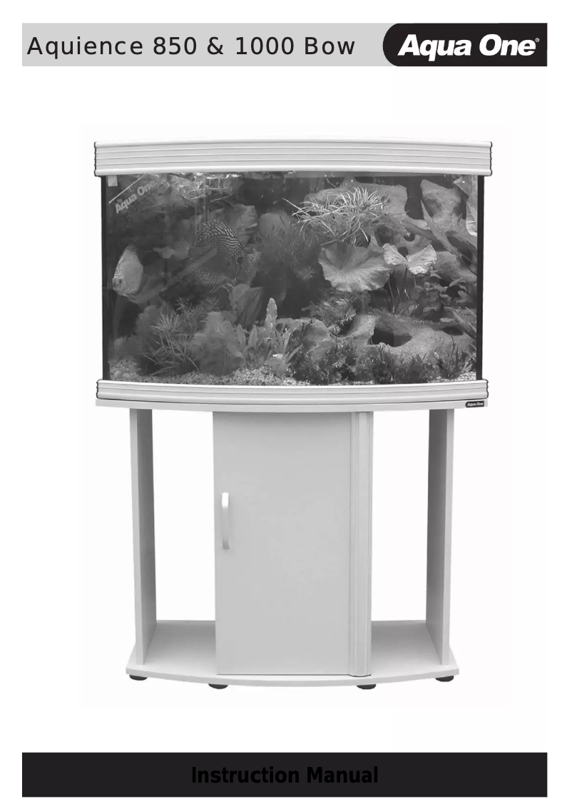 Image de la première page du manuel de l'appareil Aquience 850 Bow