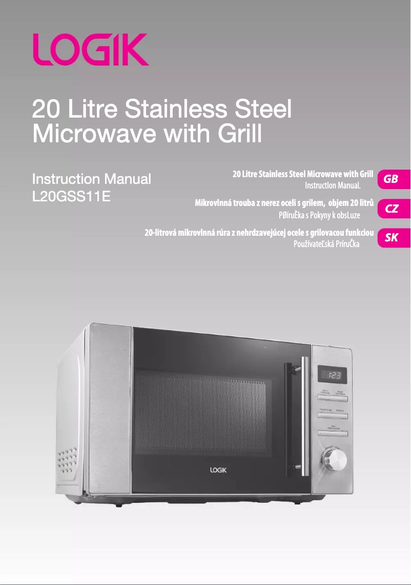 Page 1 de la notice Manuel utilisateur Logik L20GSS11E