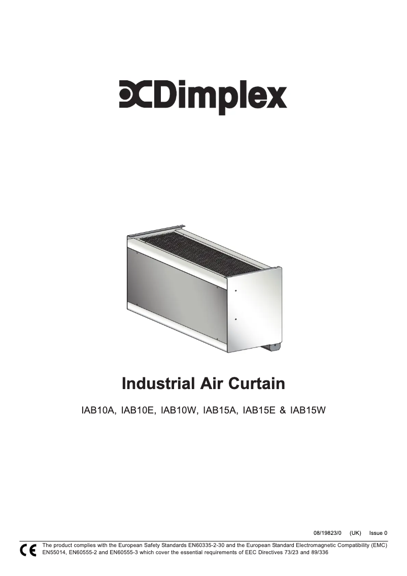 Page n°1 - Manuel utilisateur Dimplex IAB15A