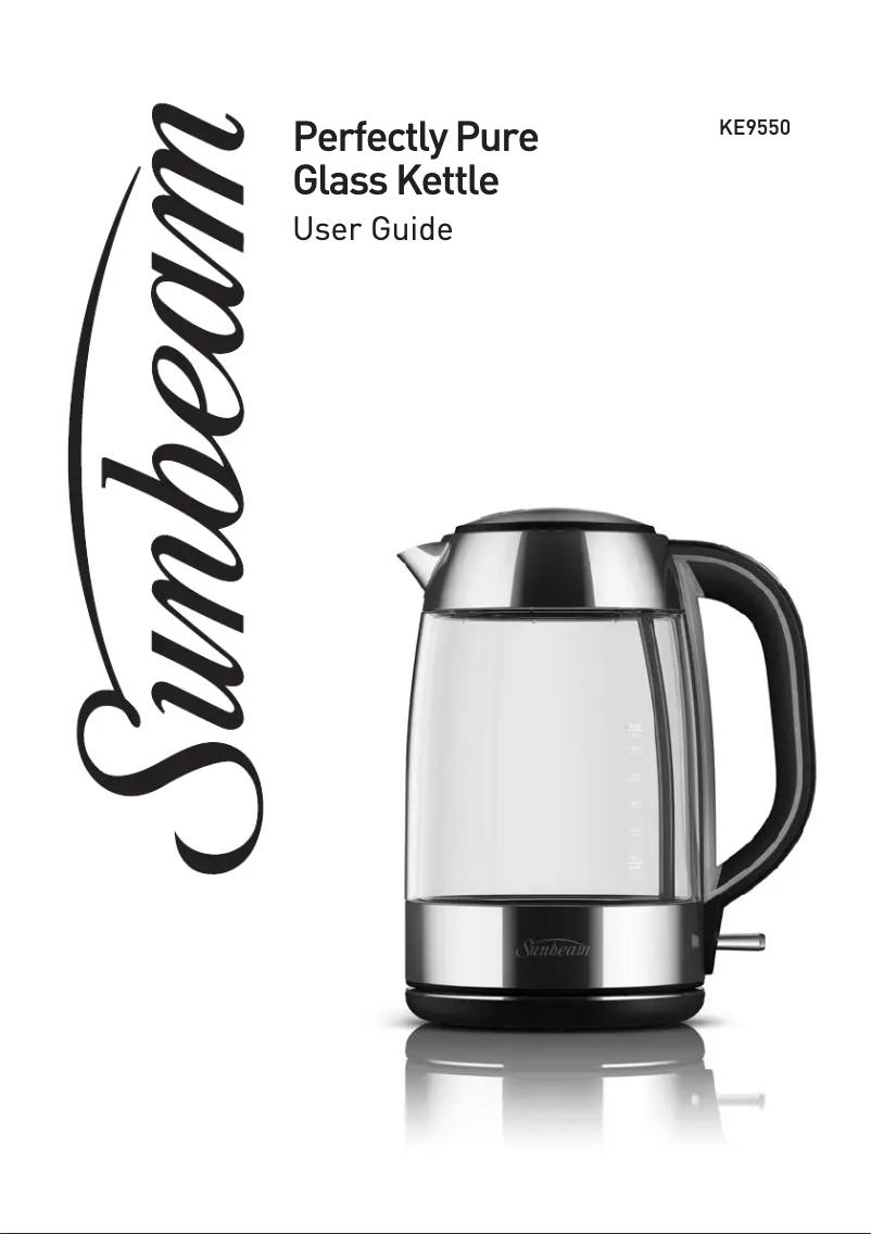 Page n°1 - Manuel utilisateur Sunbeam KE9550