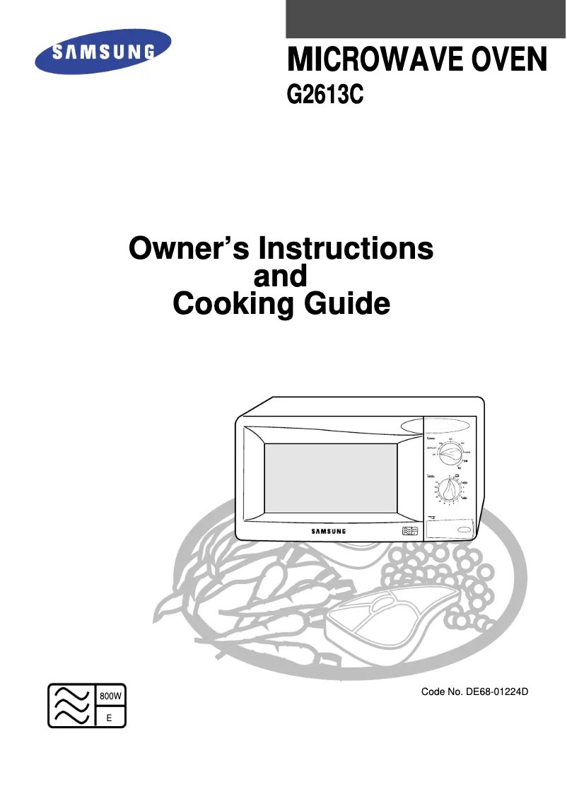 Page n°1 - Manuel utilisateur Samsung G2613C-1S