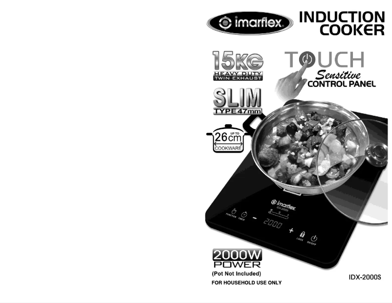 Page 1 de la notice Manuel utilisateur Imarflex IDX-2000S