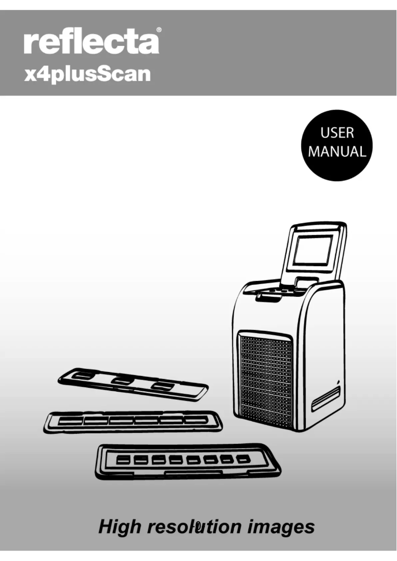 Page 1 de la notice Manuel utilisateur Reflecta X4 Plus