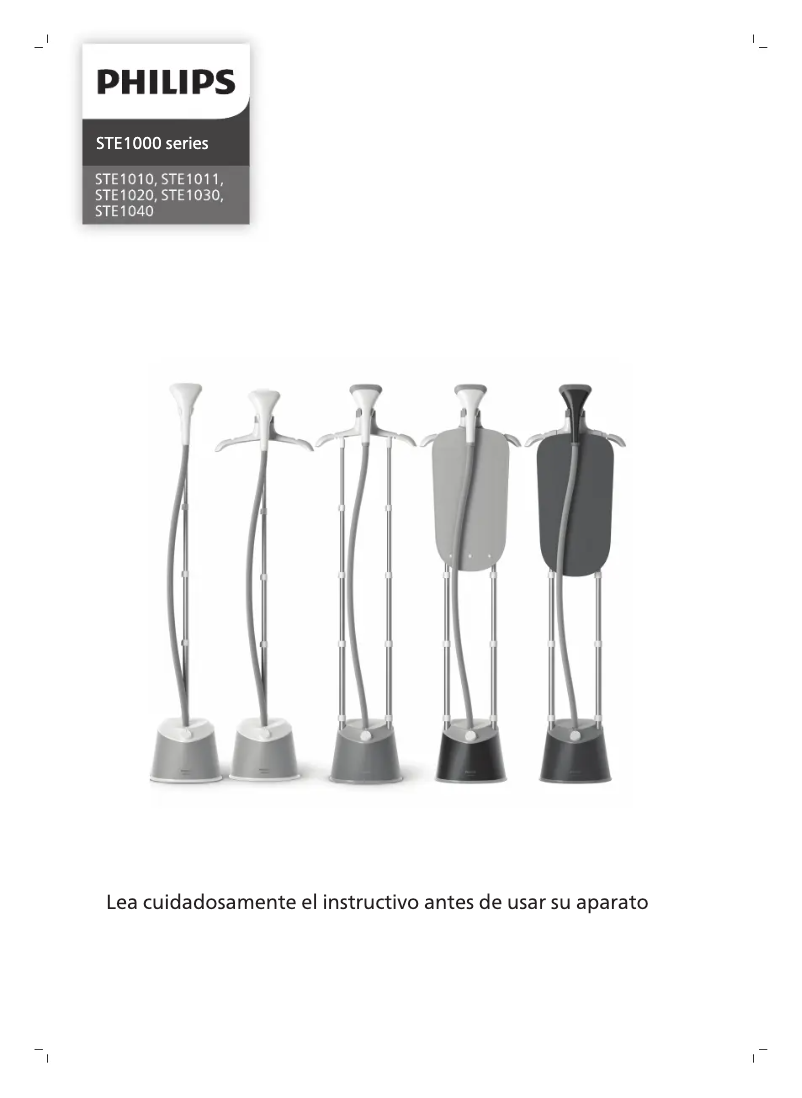 Page n°1 - Manuel utilisateur Philips STE1030