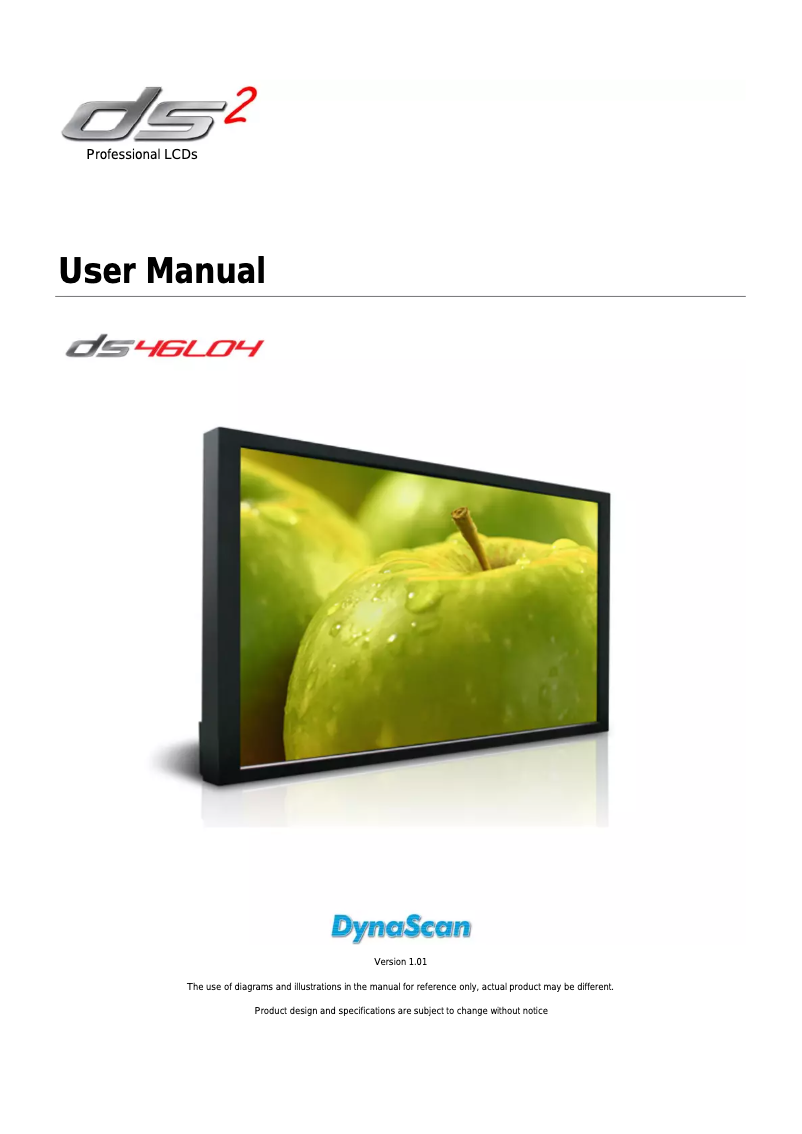 Page 1 de la notice Manuel utilisateur DynaScan DS46LO4