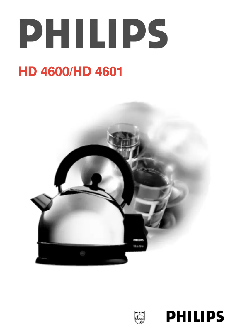 Page n°1 - Manuel utilisateur Philips HD4600