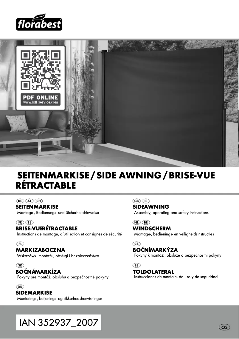 Page 1 de la notice Manuel utilisateur Florabest HG03601