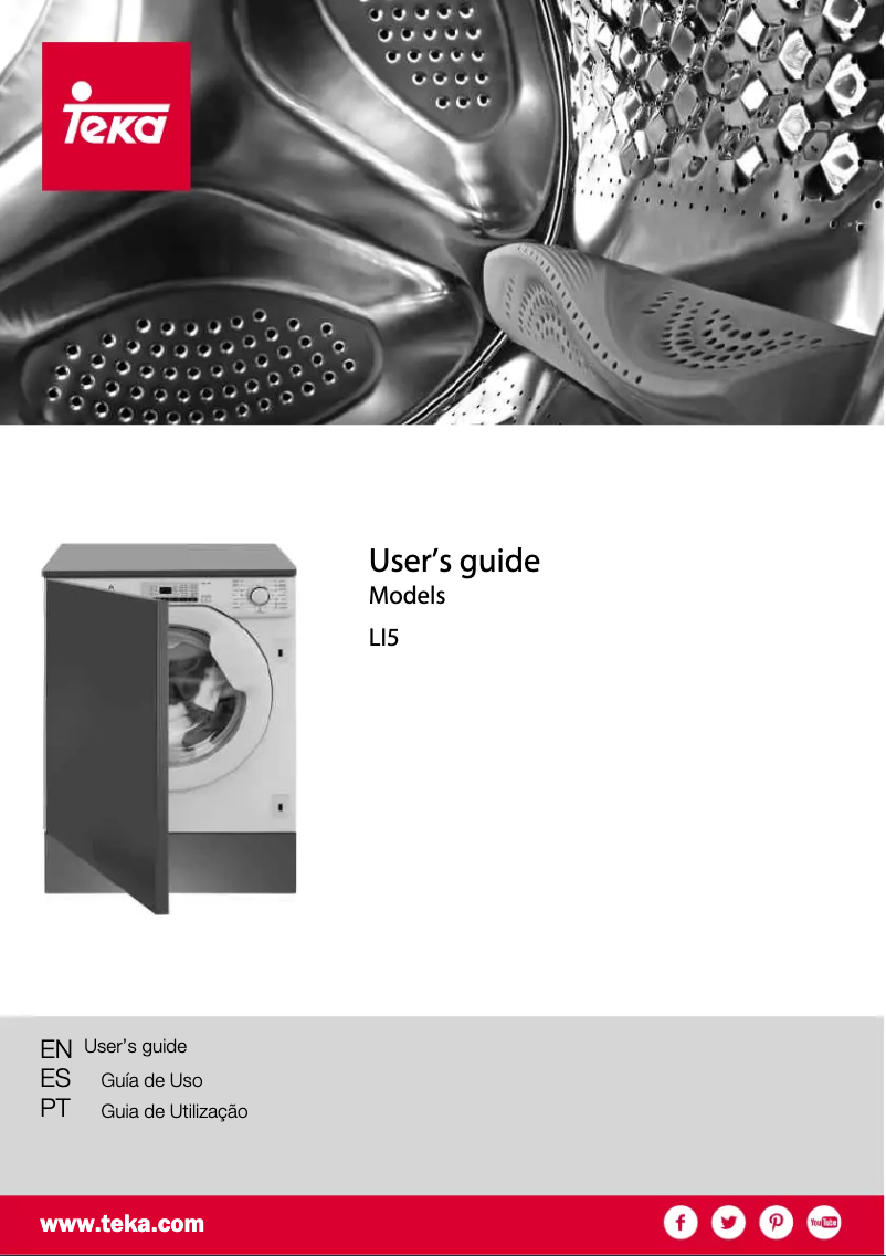 Page n°1 - Manuel utilisateur Teka LI5 1080 EU