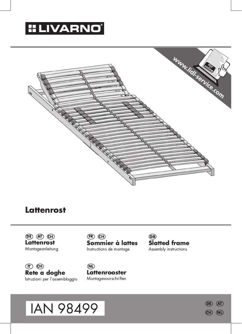 Image de la première page du manuel de l'appareil IAN 73550