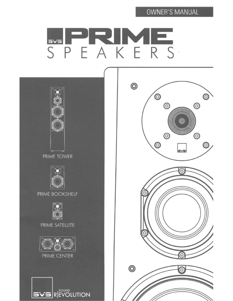 Page 1 de la notice Mode d'emploi SVS Prime Bookshelf