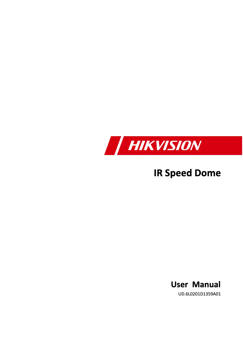 Página 1 del manual Manual de usuario Hikvision DS-2AF7268N-A