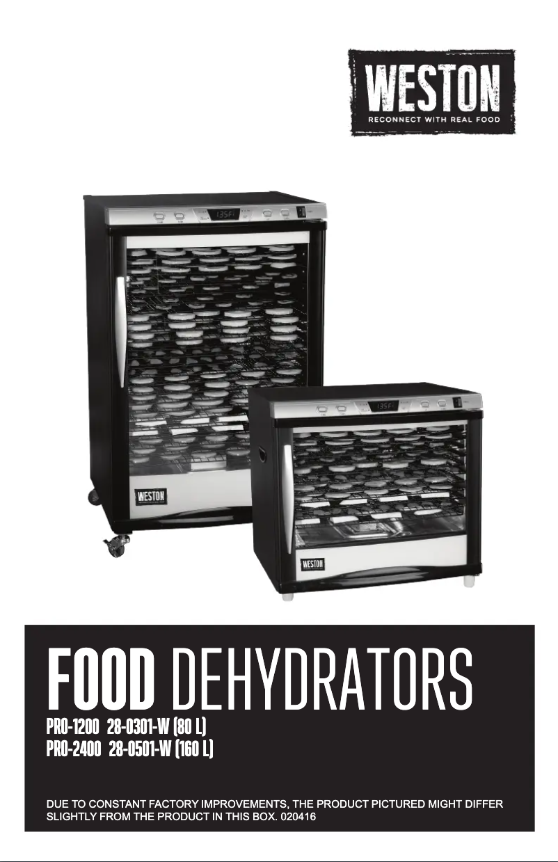 Página 1 del manual Manual de usuario Weston 28-0301-W
